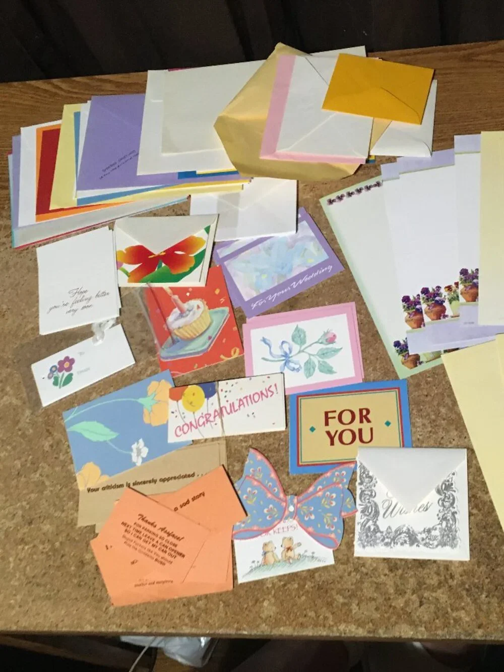 LOT OF CARDS GIFT BAGS WRAPPING PAPER HOLIDAYS HALLOWEEN HAPPY BIRTHDAY ANIMALS